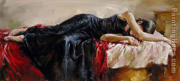 Repose painting - Andrew Atroshenko Repose art painting